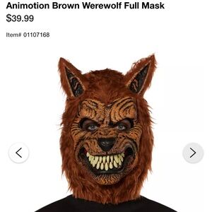 Spirit Halloween Animotion Wolf Mask